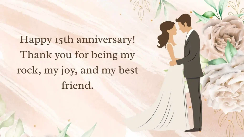 Heartfelt 15th Wedding Anniversary Quotes