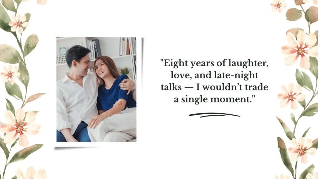 8th Wedding Anniversary Quotes for Husband