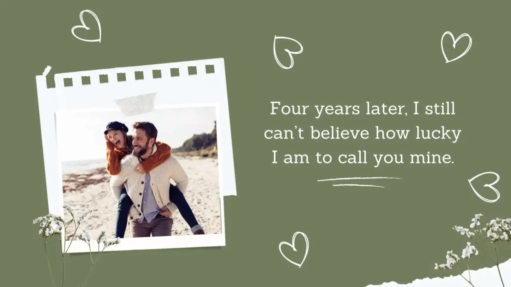 4th Wedding Anniversary Quotes for Wife