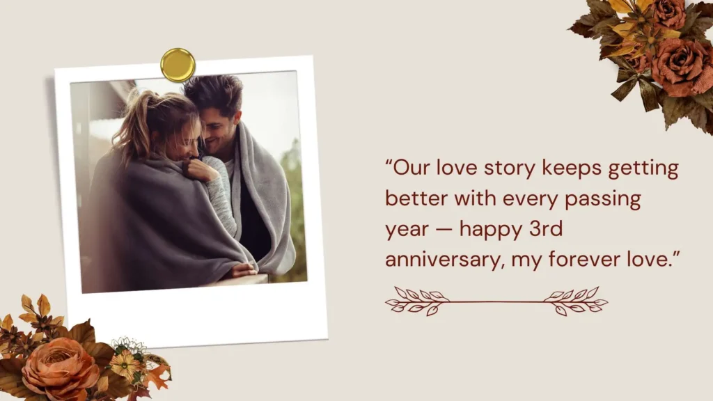 Romantic 3rd Wedding Anniversary Quotes