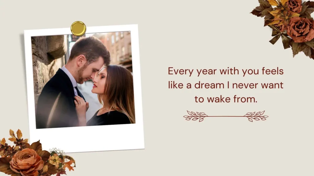 Wedding Anniversary Captions for Him