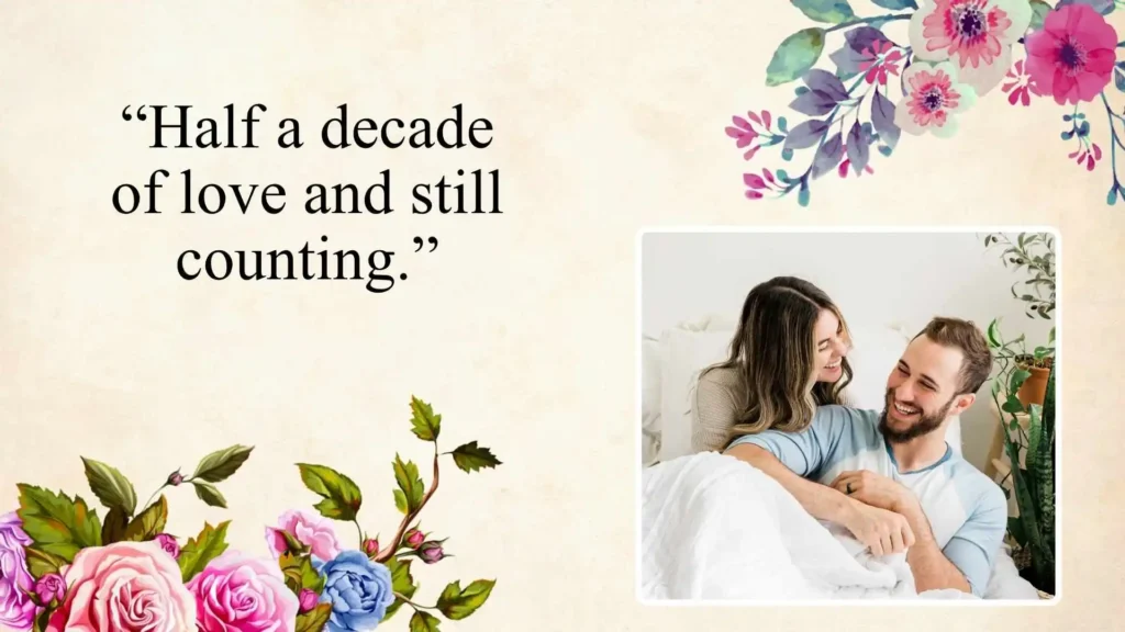 Short 5th Anniversary Quotes