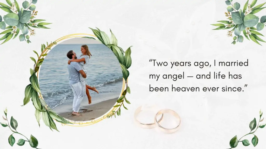 2nd Wedding Anniversary Quotes for Wife