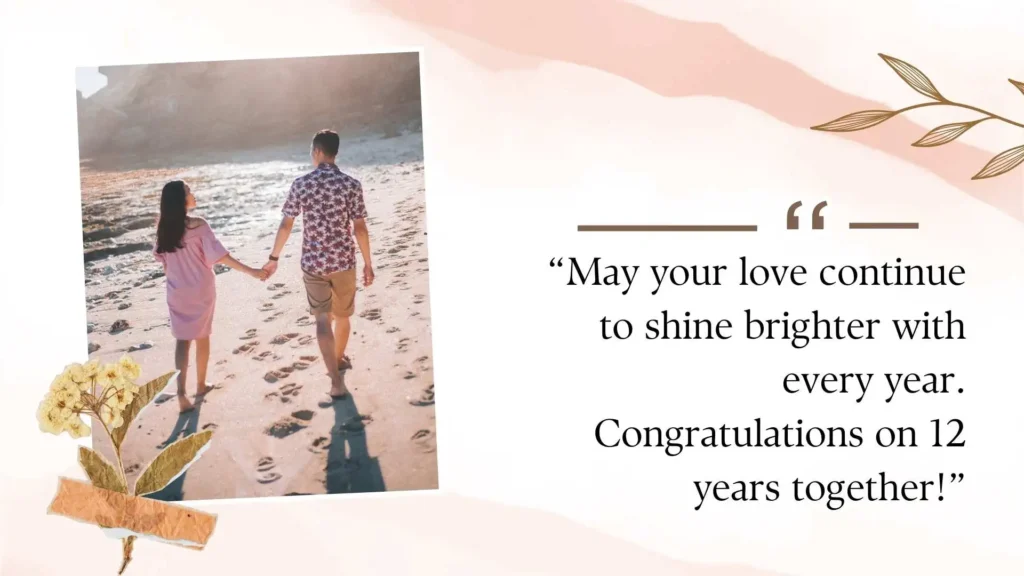12th Wedding Anniversary Quotes for Family