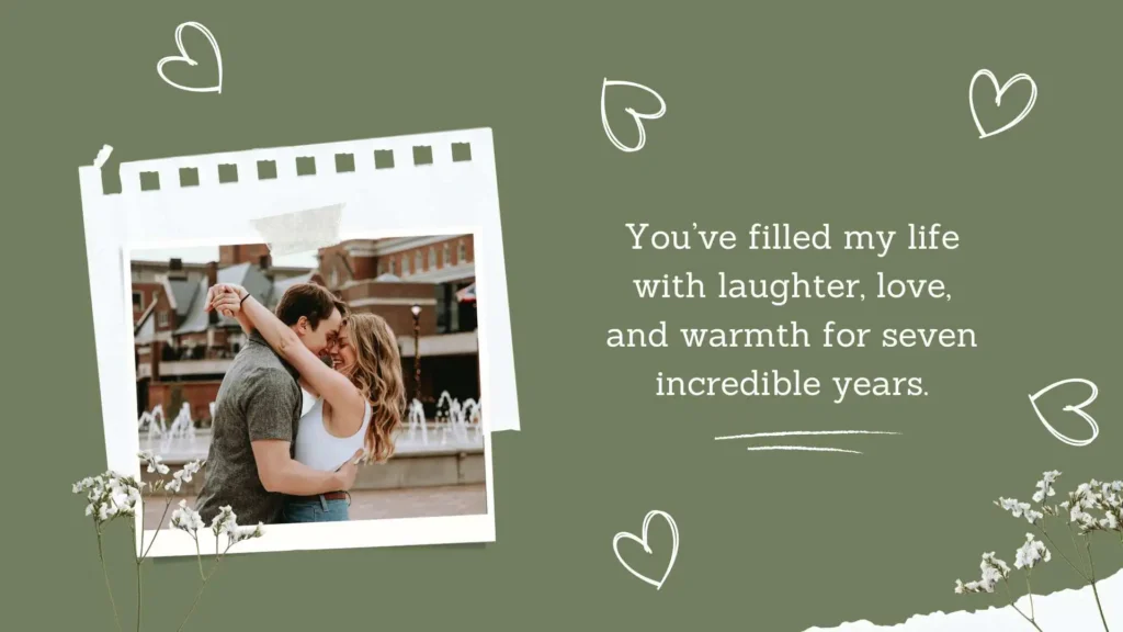7th Wedding Anniversary Quotes for Wife