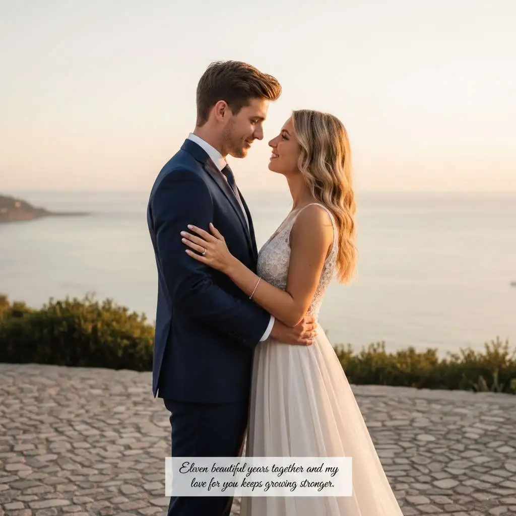 11th Wedding Anniversary Message