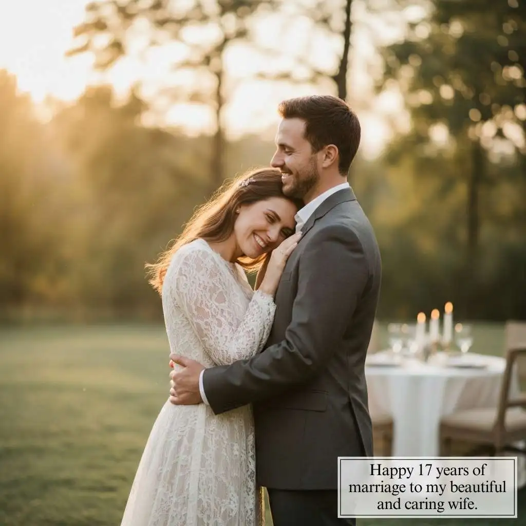 17 Years Wedding Anniversary Wishes For Wife