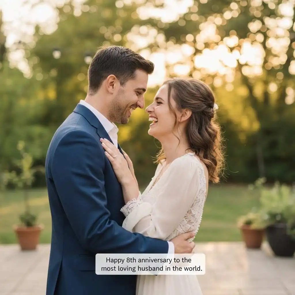 8th Anniversary Wishes For Husband