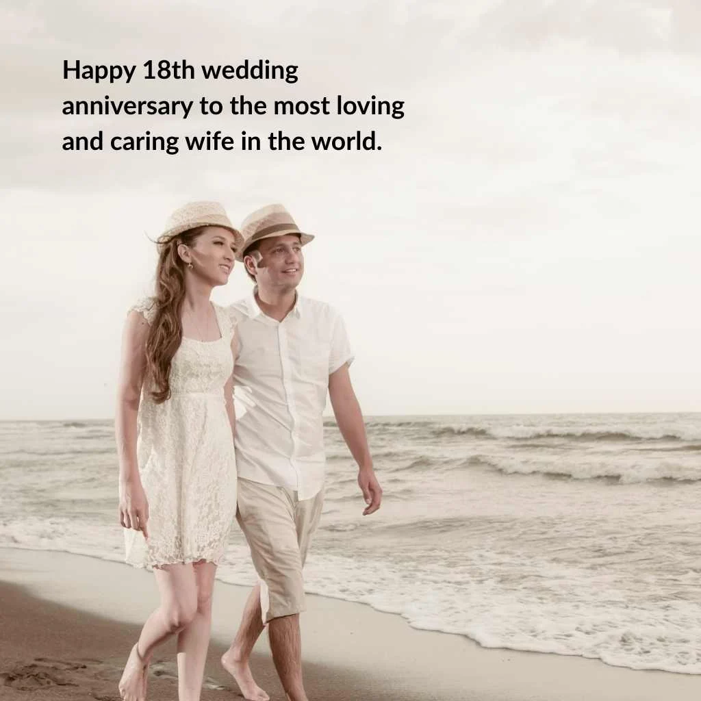 18th Wedding Anniversary Wishes To Wife