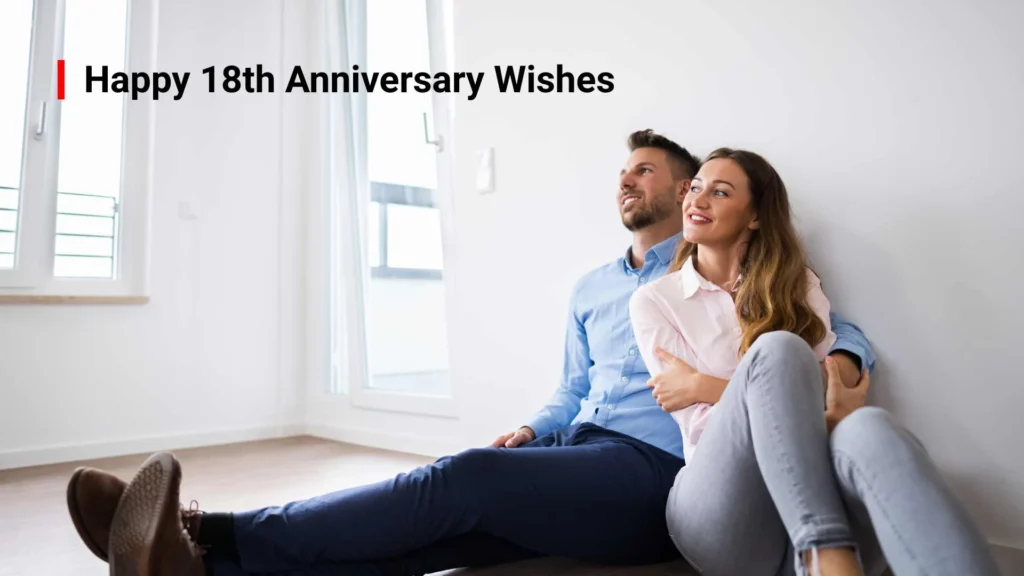 Happy 18th Anniversary Wishes