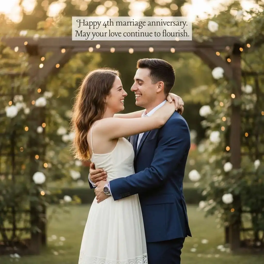 Happy 4th Marriage Anniversary