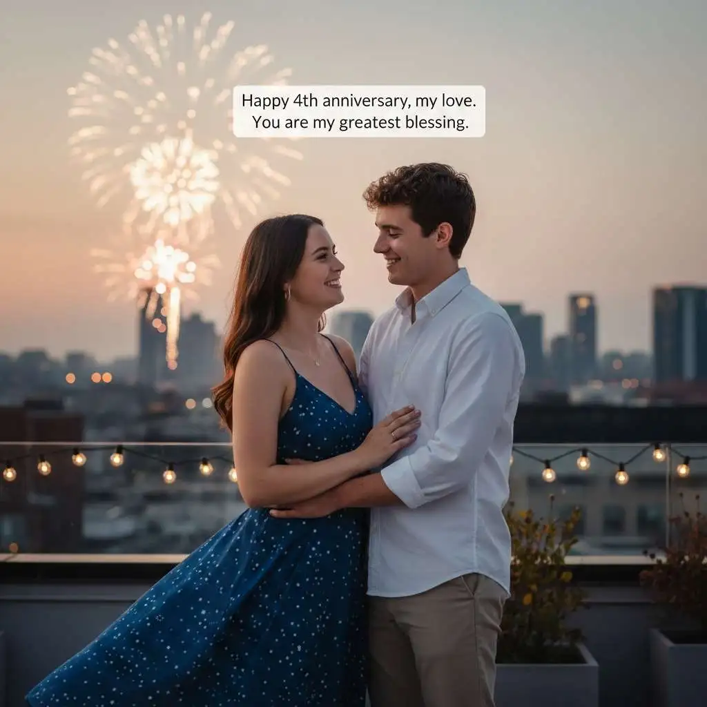 Happy 4th Anniversary My Love