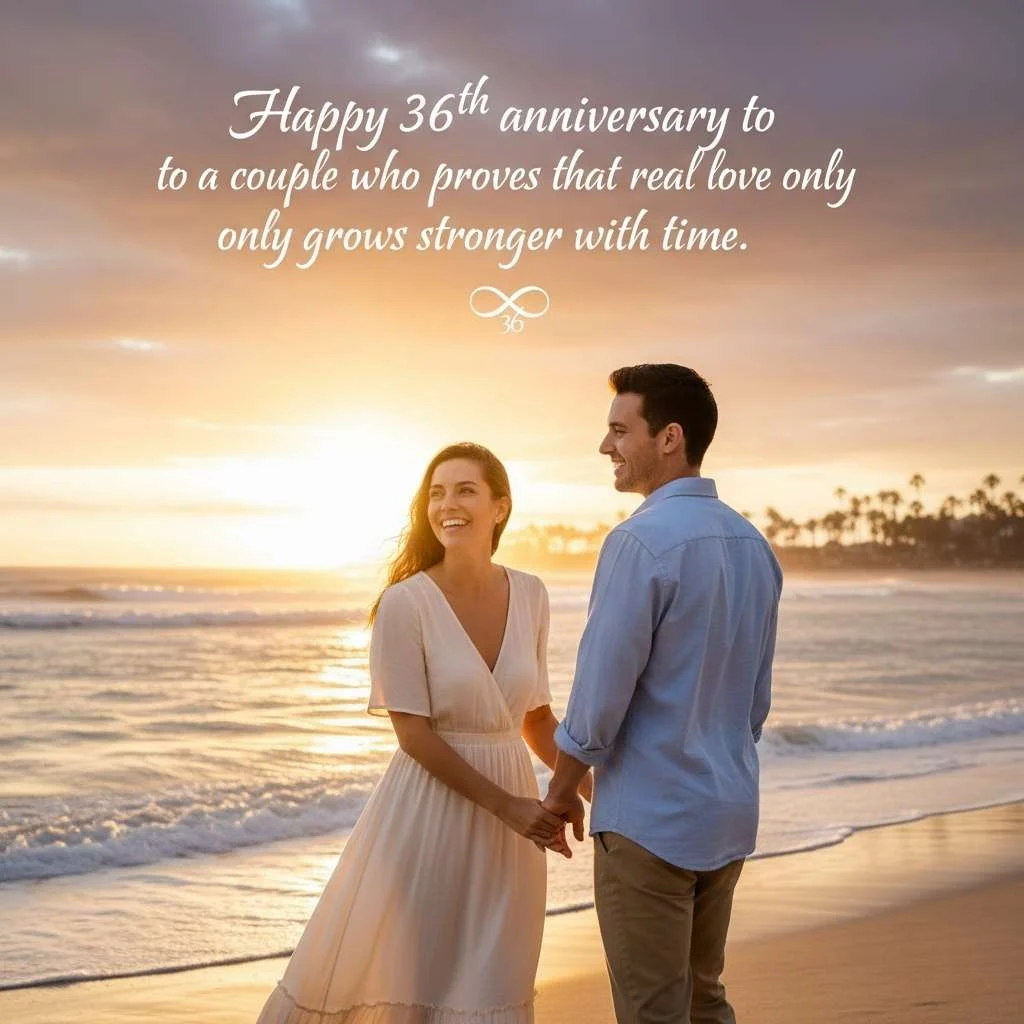 36th Wedding Anniversary Quotes for Couples