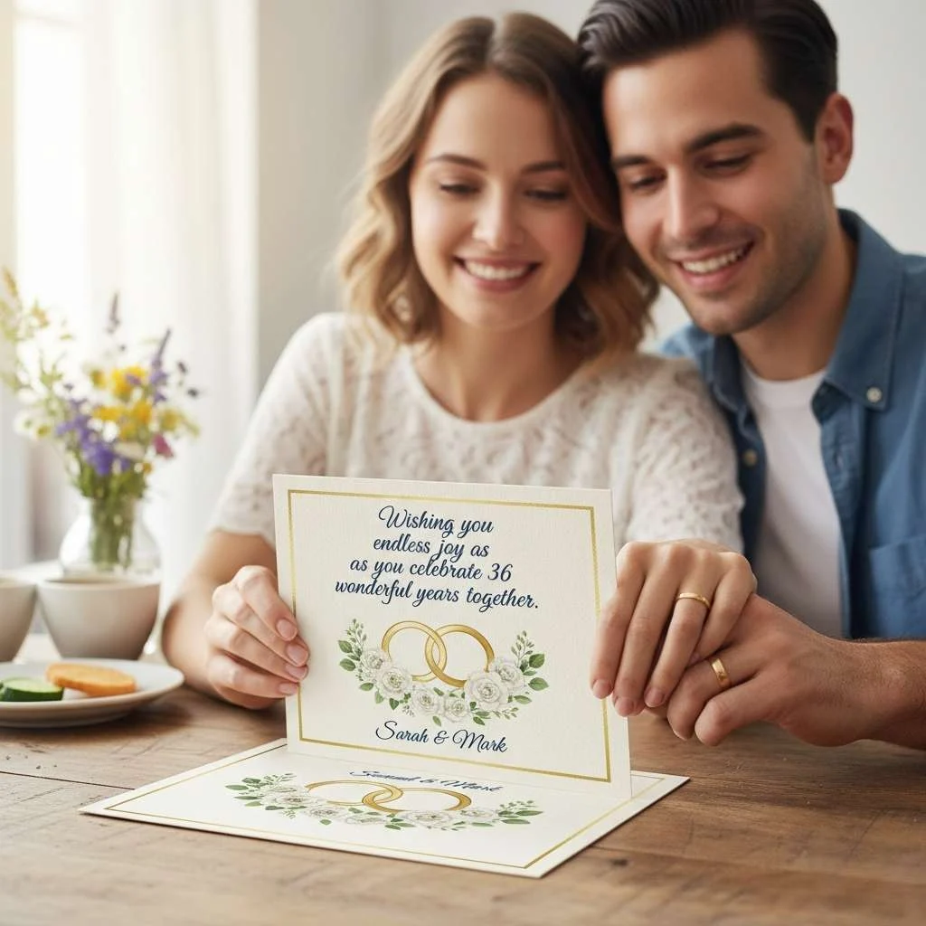 36th Wedding Anniversary Quotes for Cards