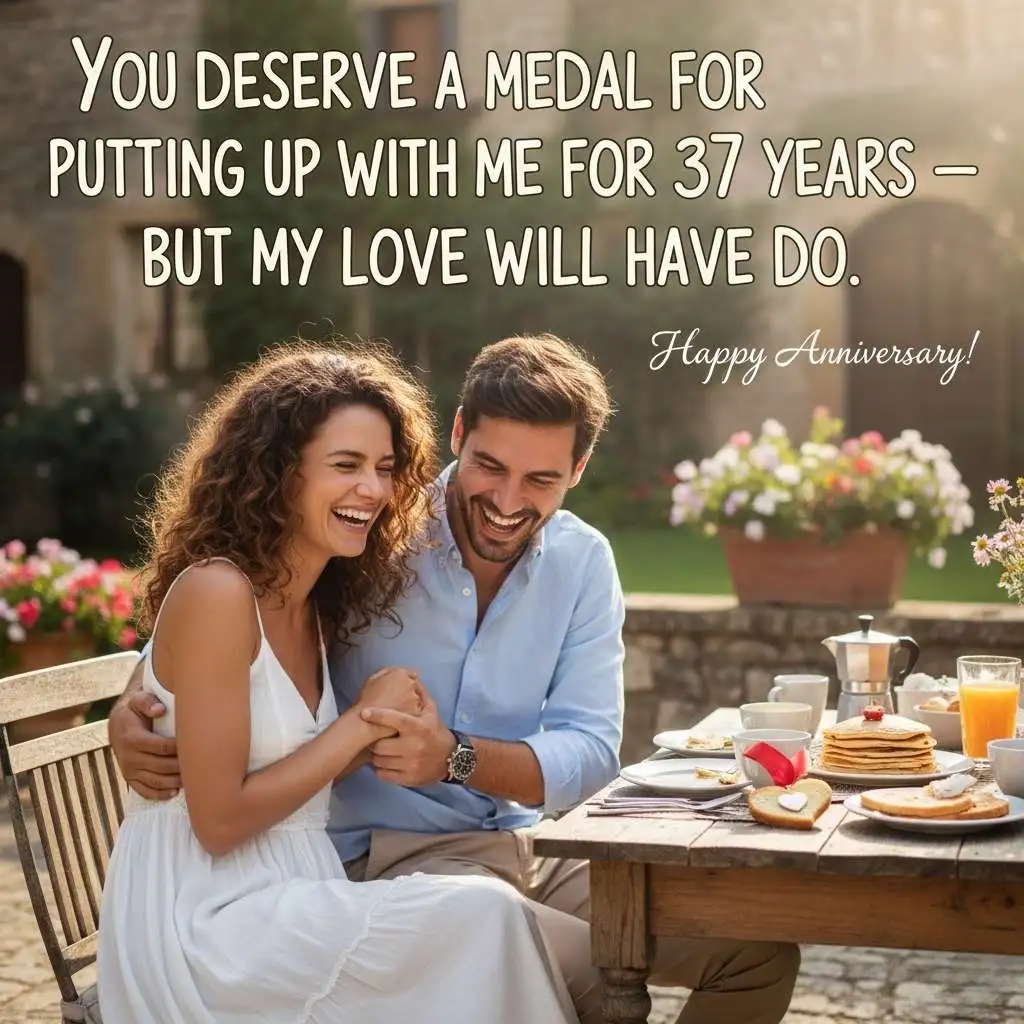 Funny 37th Wedding Anniversary Quotes