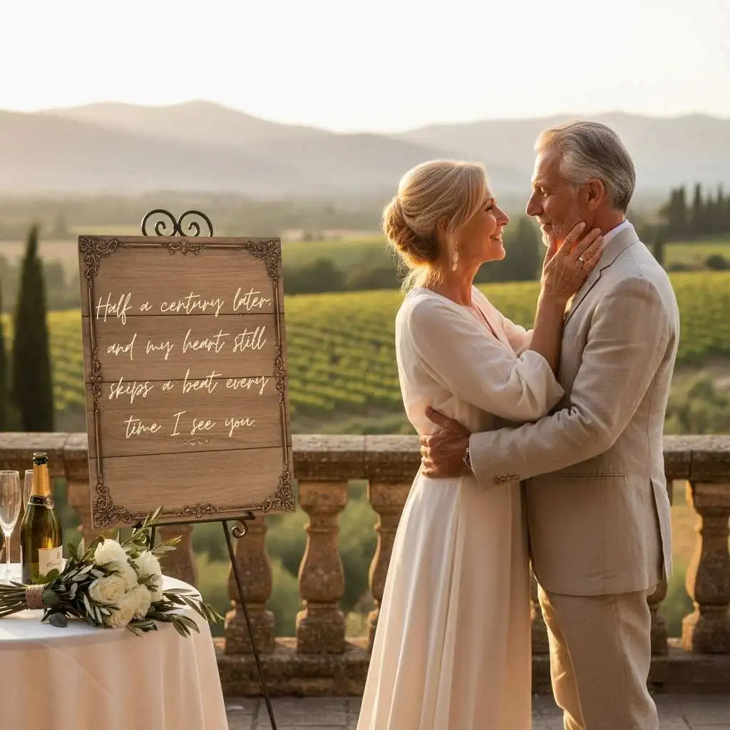 Romantic 50th Wedding Anniversary Quotes