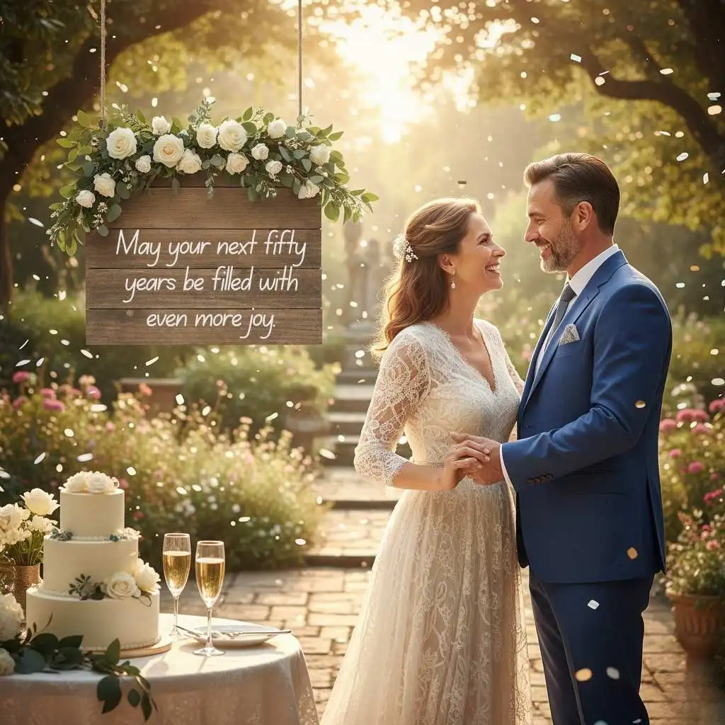 Sweet 50th Wedding Anniversary Quotes