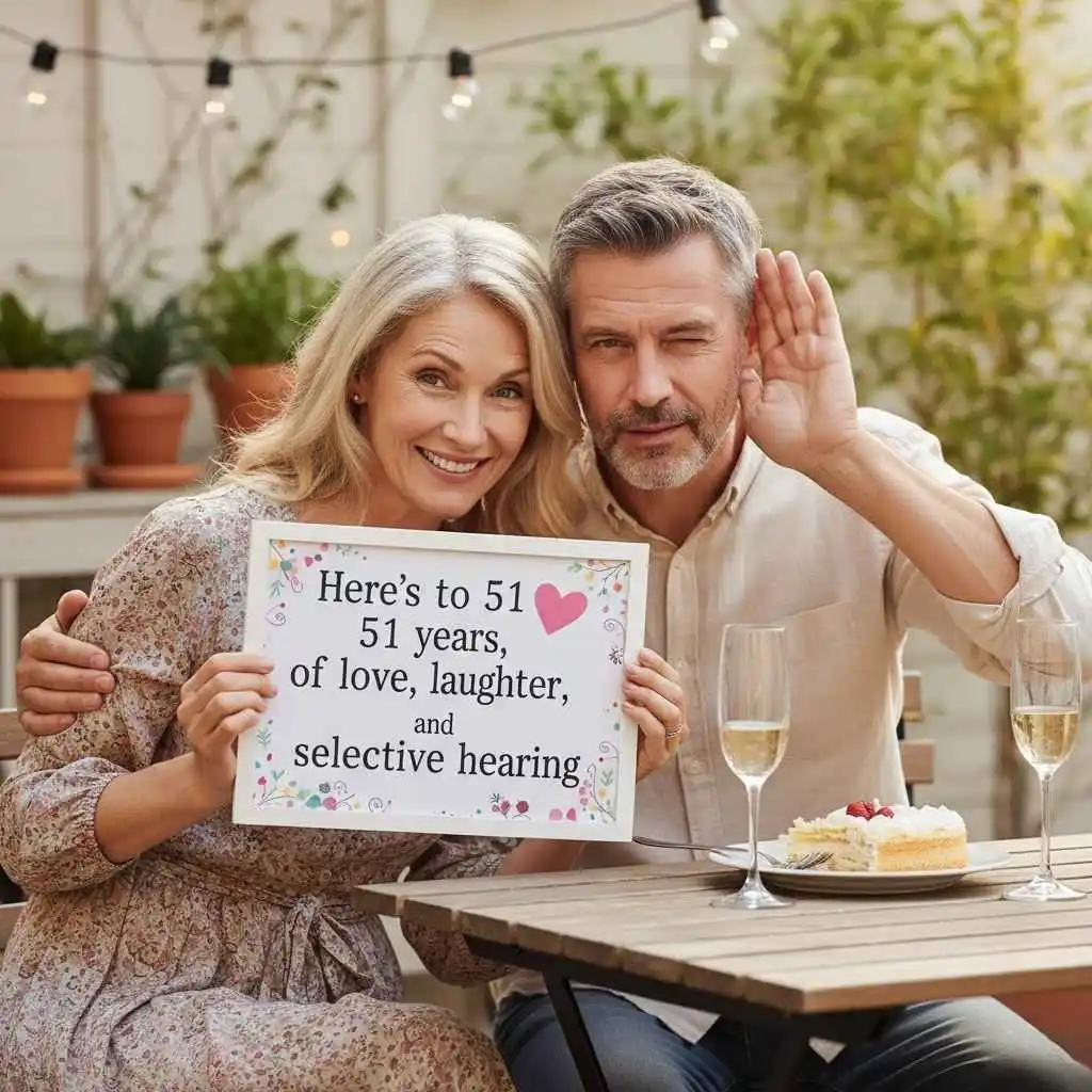 Funny 51st Wedding Anniversary Quotes