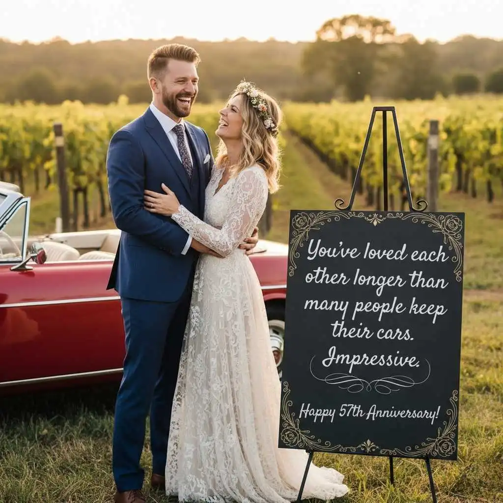 Funny 57th Wedding Anniversary Quotes