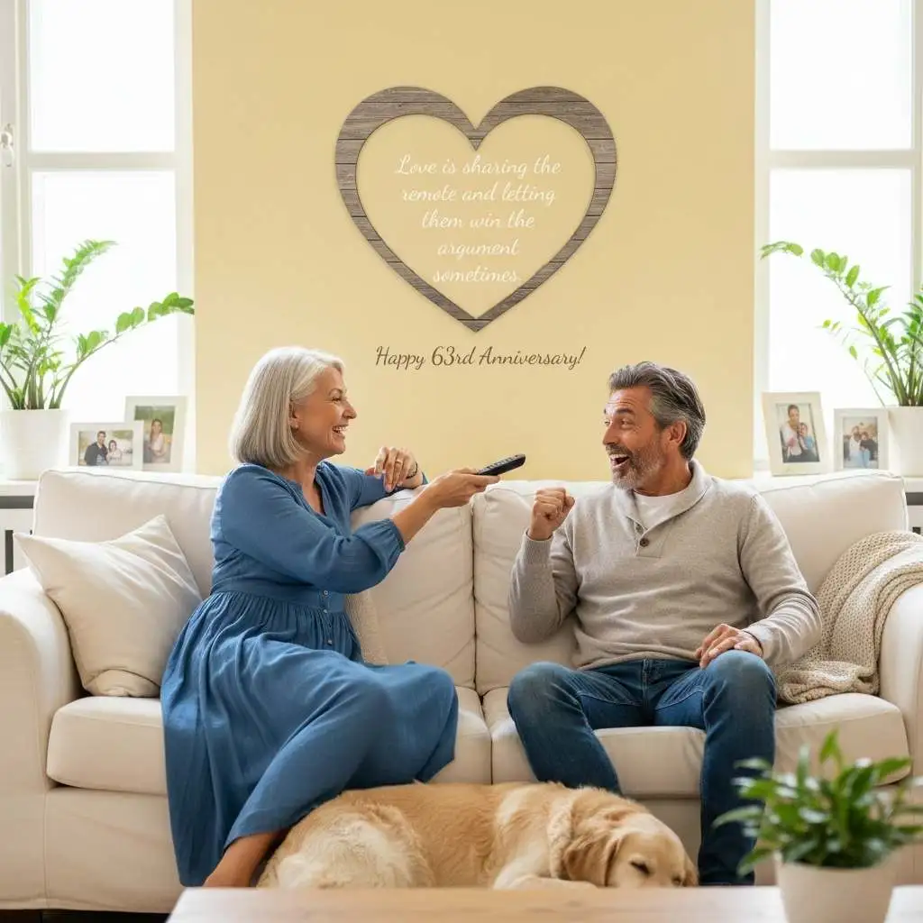 Lighthearted 63rd Wedding Anniversary Quotes