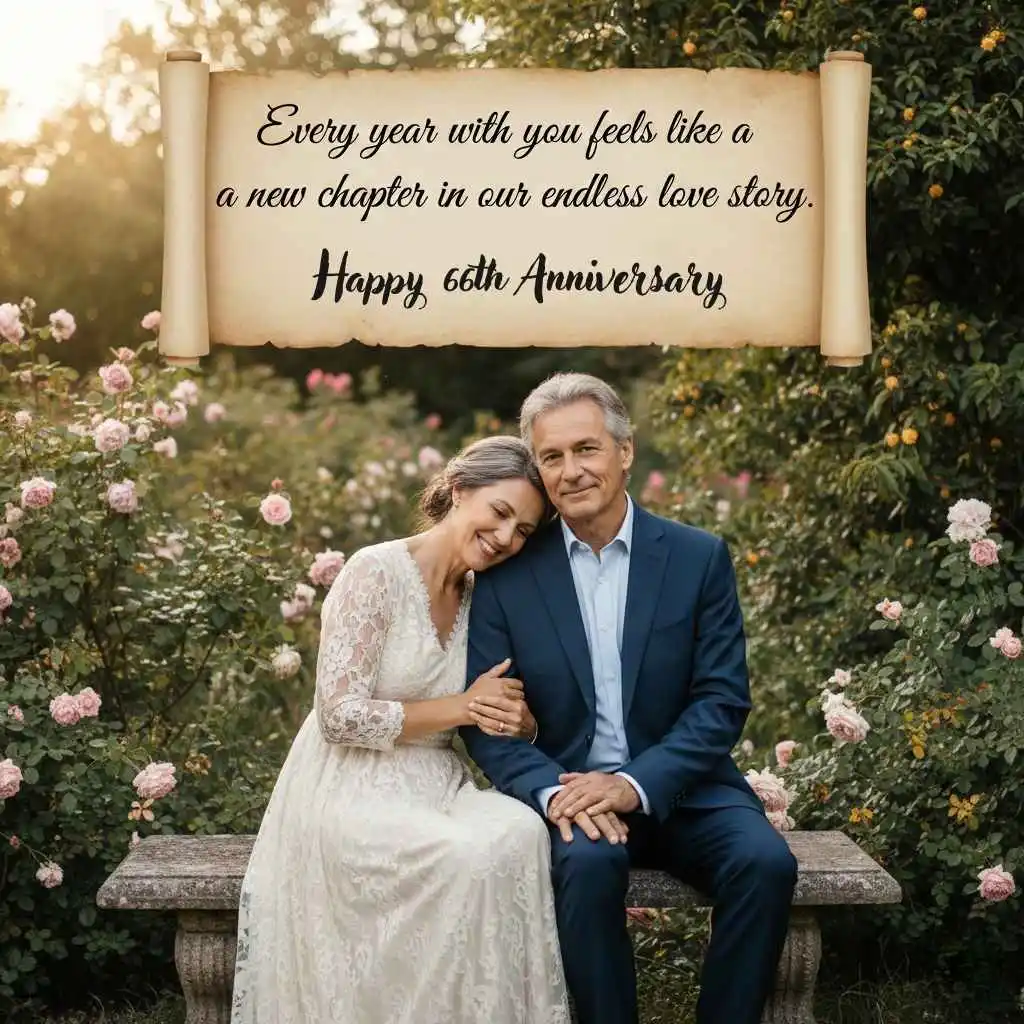 Romantic 66th Wedding Anniversary Quotes