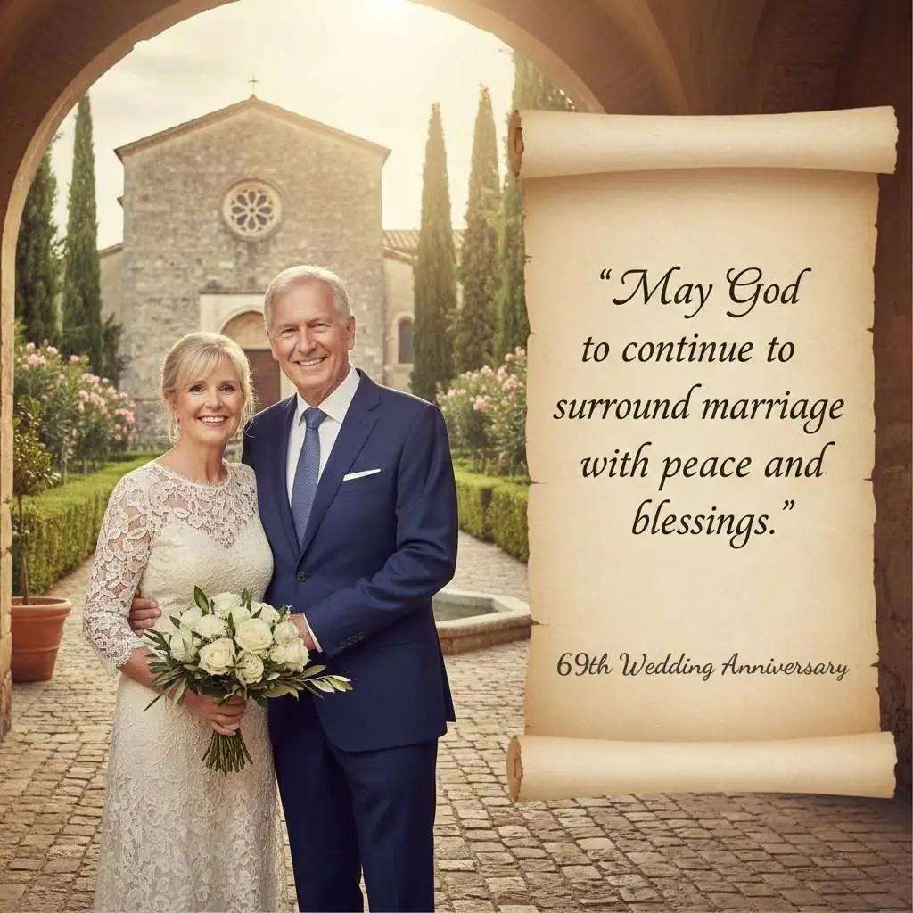 Faith-Inspired 69th Wedding Anniversary Quotes