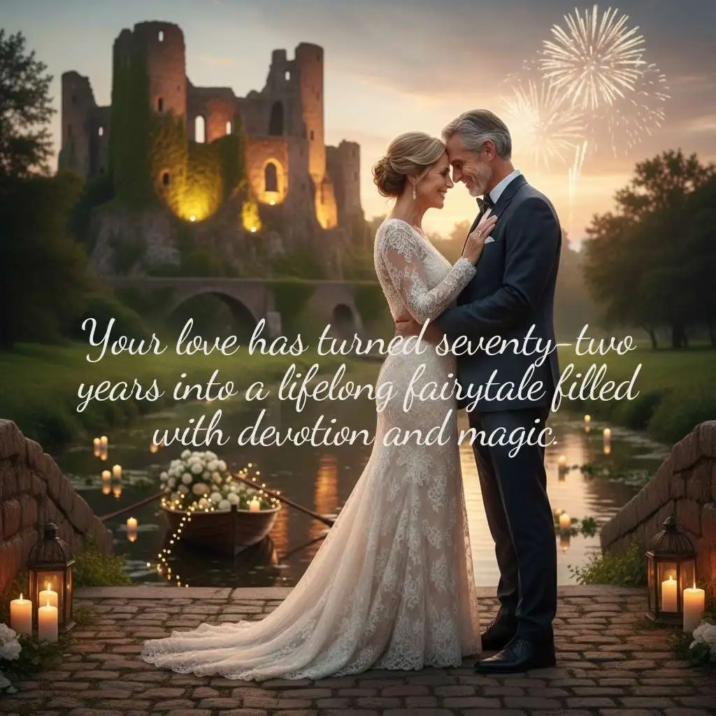 Romantic 72nd Wedding Anniversary Quotes