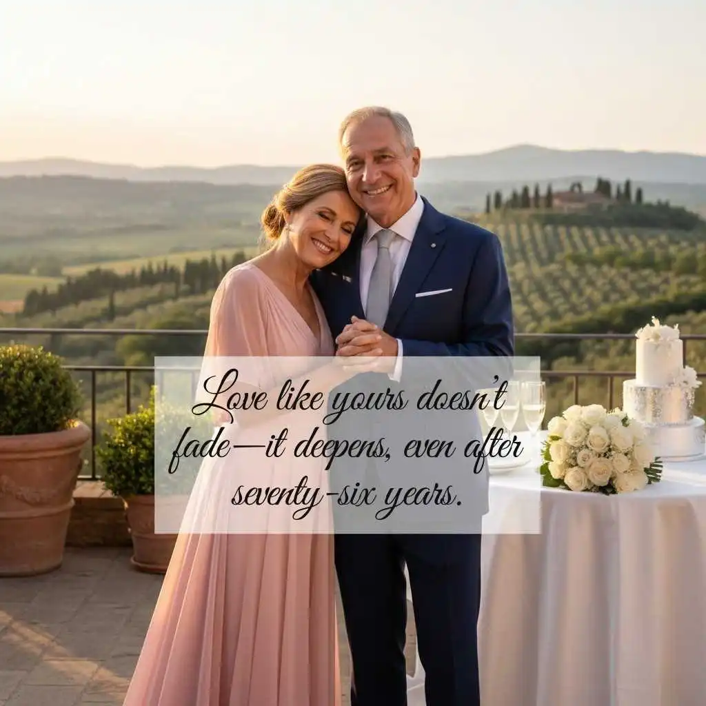 Romantic 76th Wedding Anniversary Quotes