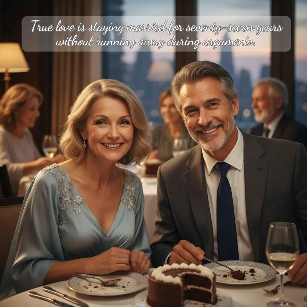 Funny 77th Wedding Anniversary Quotes