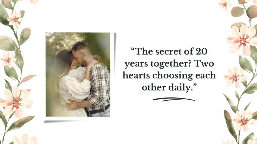 Inspirational 20th Wedding Anniversary Quotes