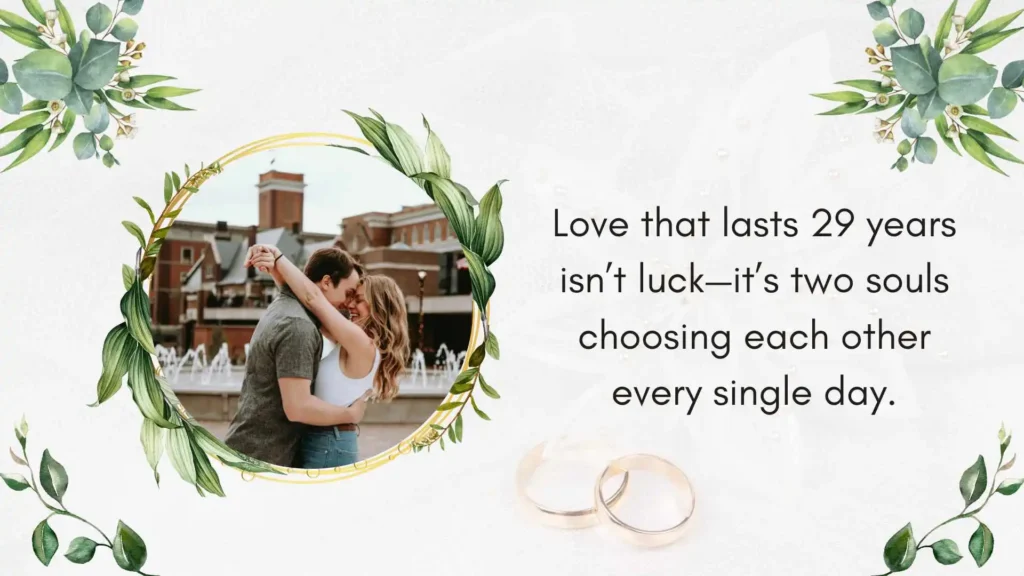 29th Wedding Anniversary Quotes for Your Partner