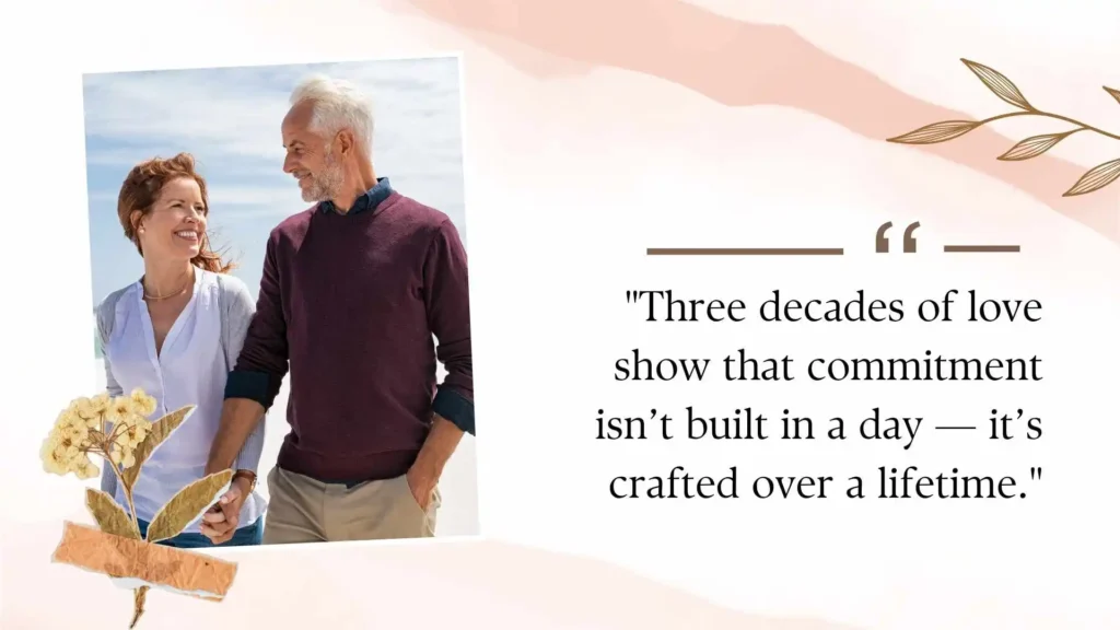 Inspirational 30th Wedding Anniversary Quotes