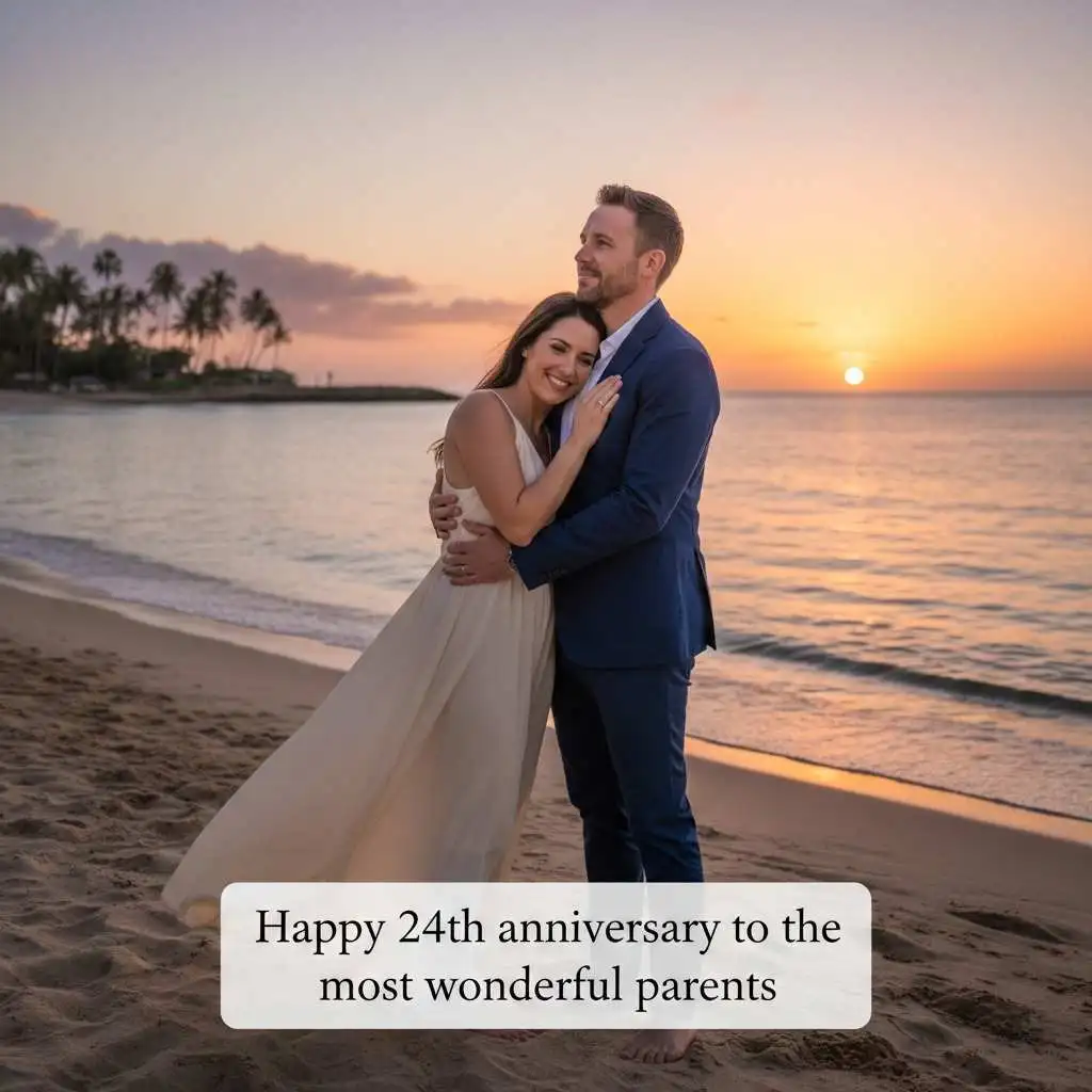 24th Wedding Anniversary Wishes For Parents