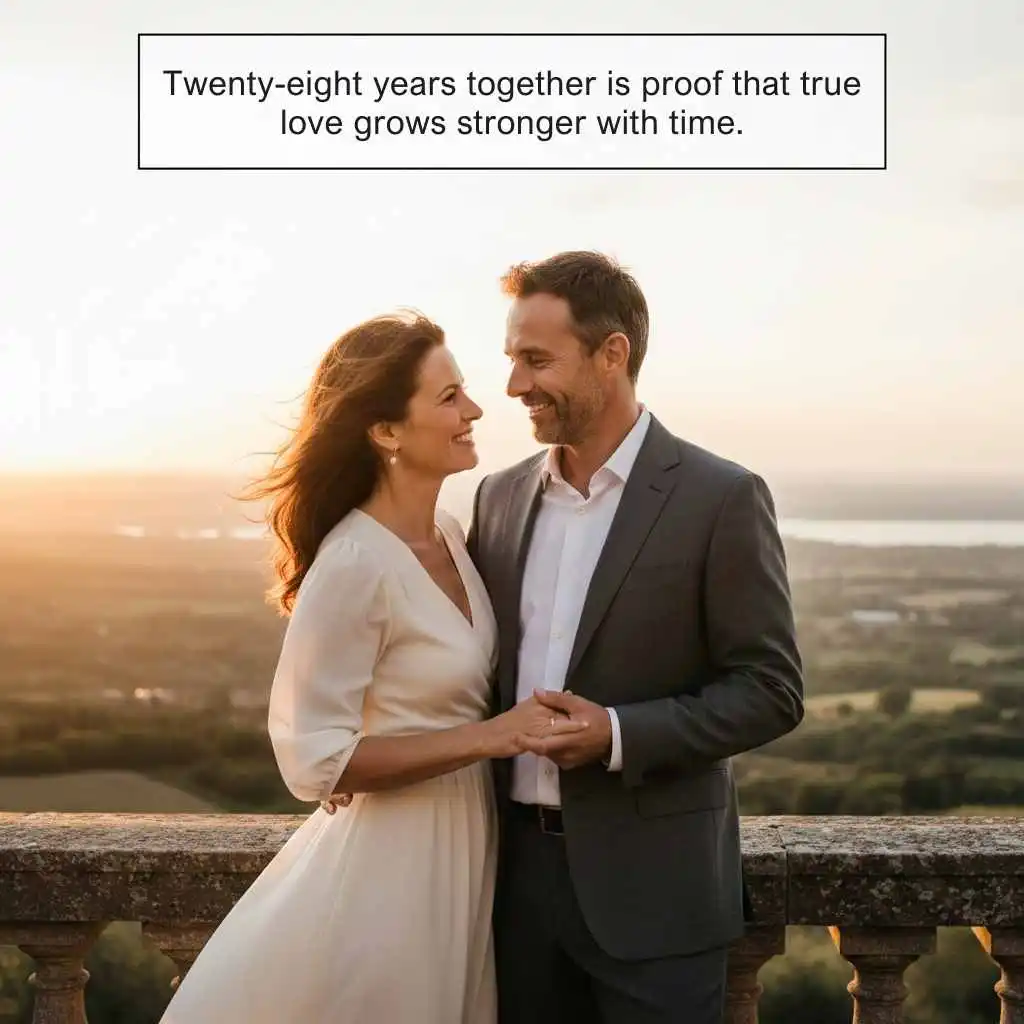 28th Wedding Anniversary Quotes For Couple