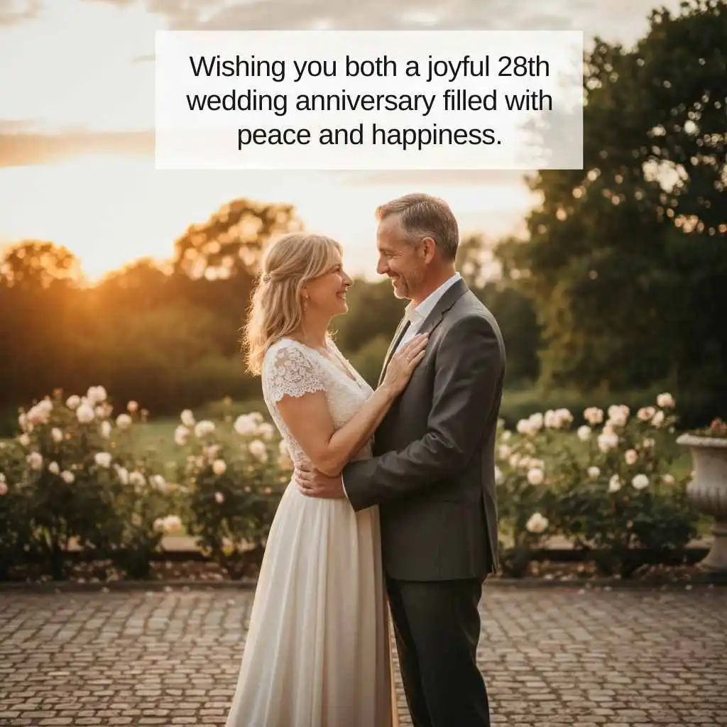 28th Wedding Anniversary Wishes