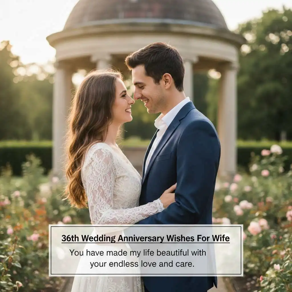 36th Wedding Anniversary Wishes For Wife