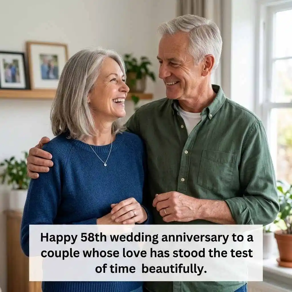 Happy 58th Wedding Anniversary Quotes
