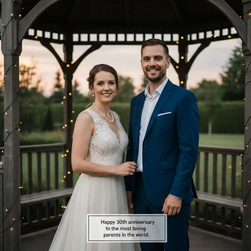 30th Wedding Anniversary Wishes For Parents