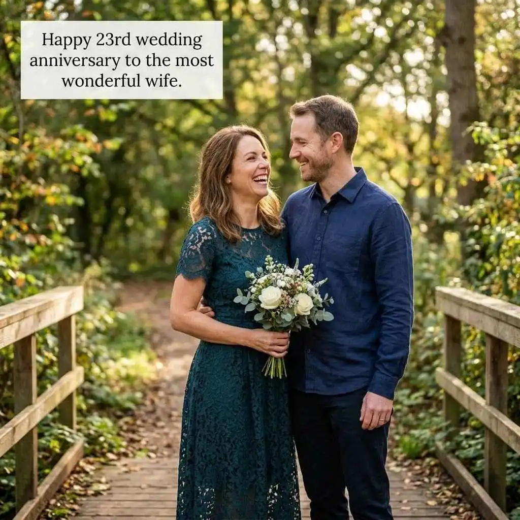 23rd Wedding Anniversary Wishes For Wife