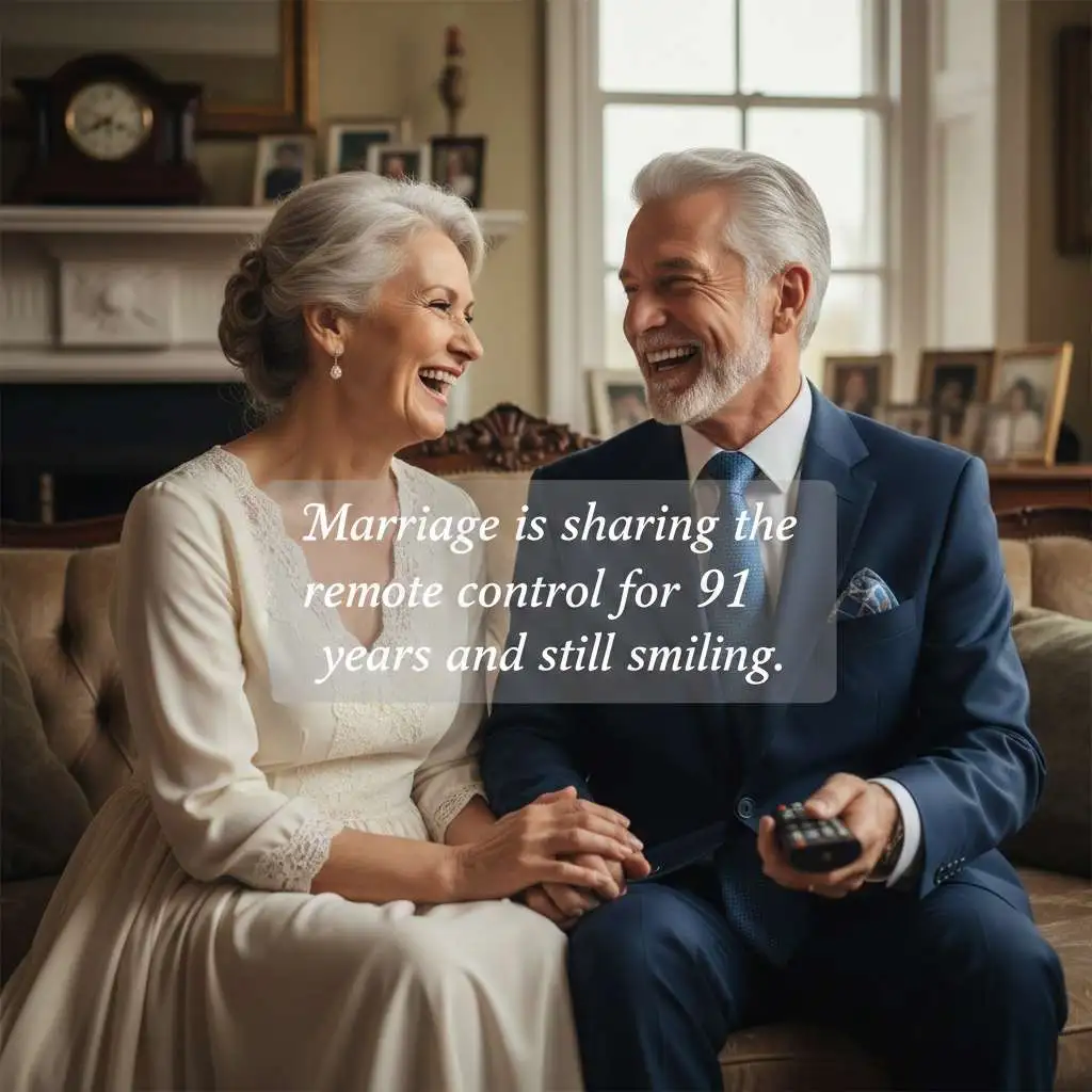 Lighthearted 91st Wedding Anniversary Quotes