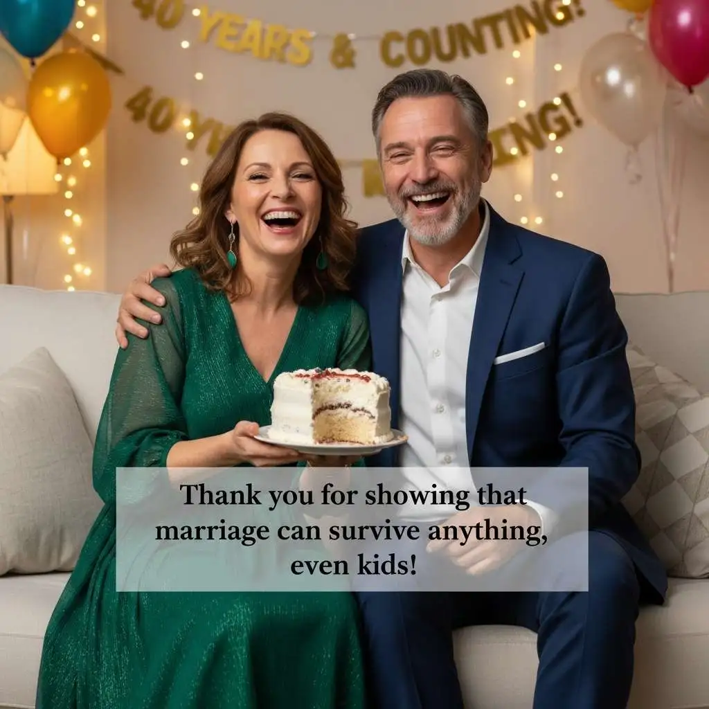 Funny Anniversary Wishes for Mom and Dad