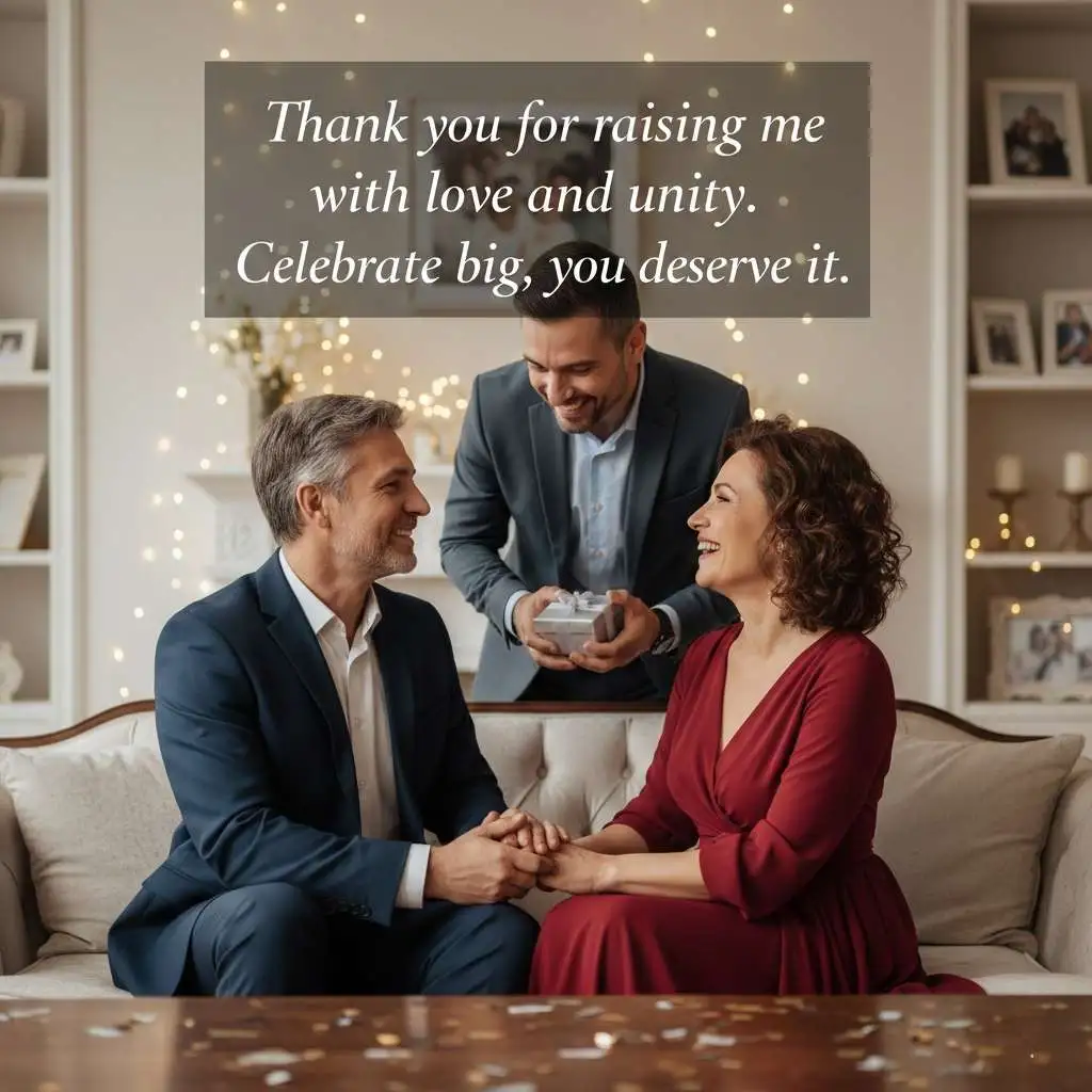 Anniversary Wishes to Parents From Son