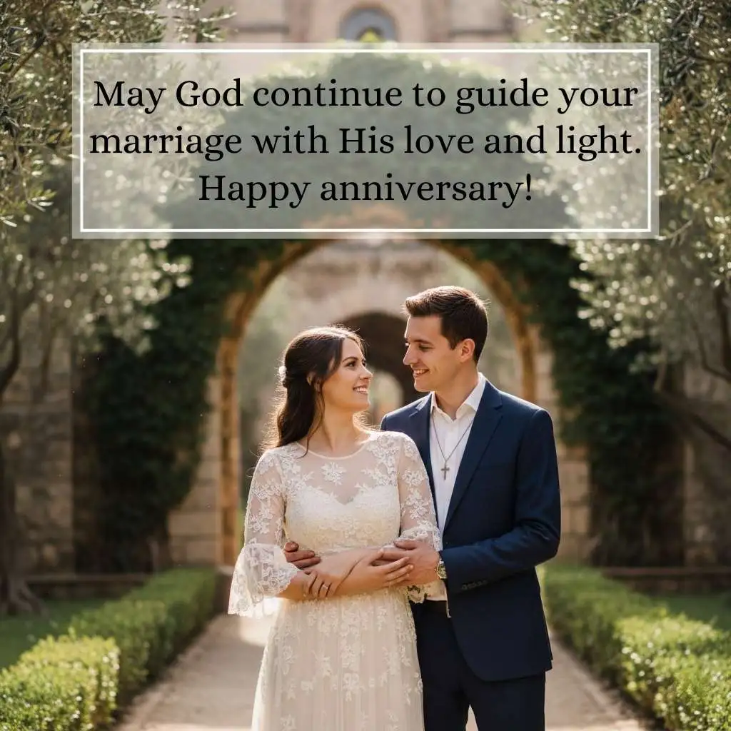 Christian Wedding Anniversary Wishes for Couples