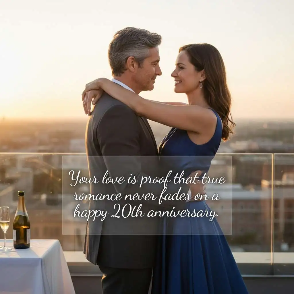 Romantic 20th Wedding Anniversary Wishes