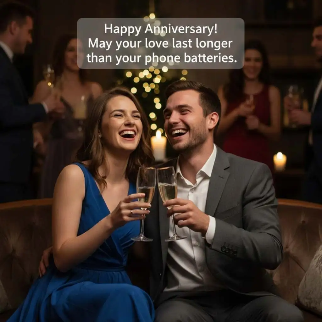 Funny Happy Anniversary Wishes for Friends