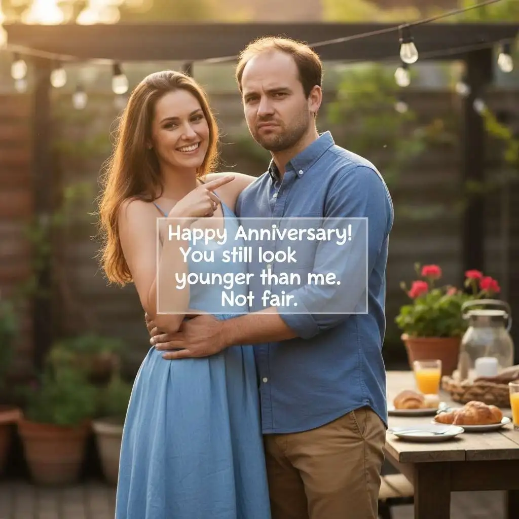 Funny Happy Anniversary Wishes for Wife