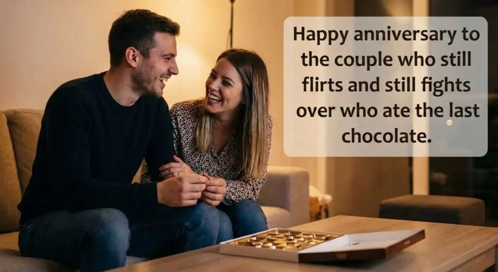 Funny Anniversary Wishes for Husband and Wife
