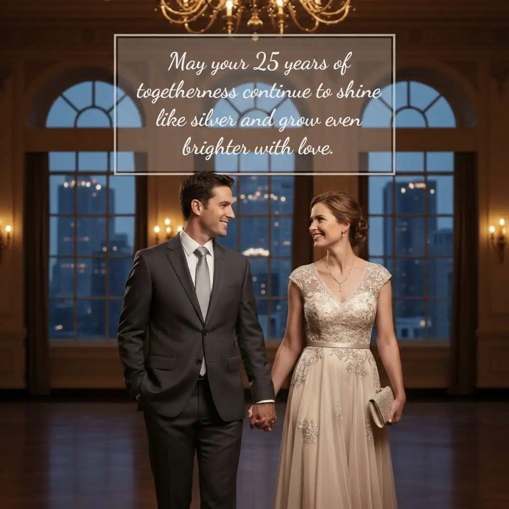 25th Marriage Anniversary Wishes for Couples