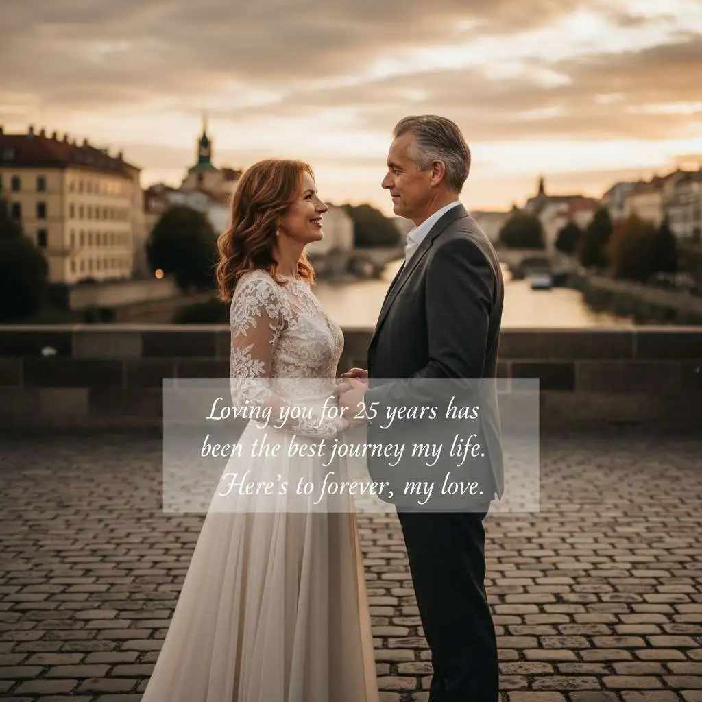Romantic 25th Marriage Anniversary Wishes