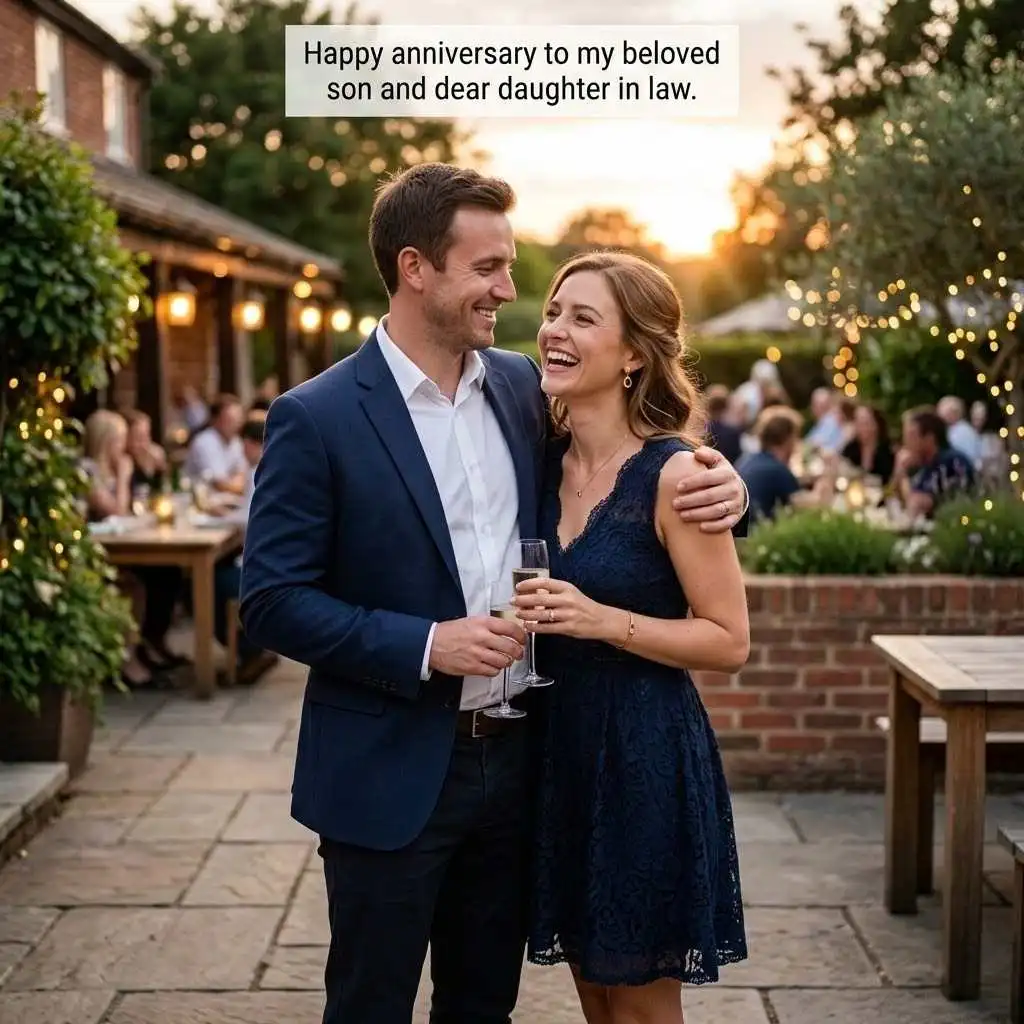 Son And Daughter In Law Anniversary Wishes